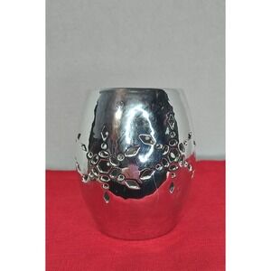 Slatkin The Perfect Christmas Holiday Glow Tea Light Candle Holder Snowflake‎